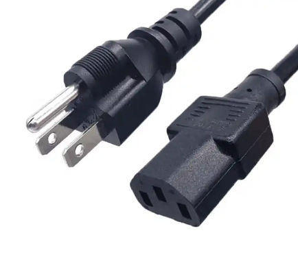 Japan Power Cables JET Approval 3Pin To IEC C13 Cáp điện máy tính xách tay Cáp điện máy tính