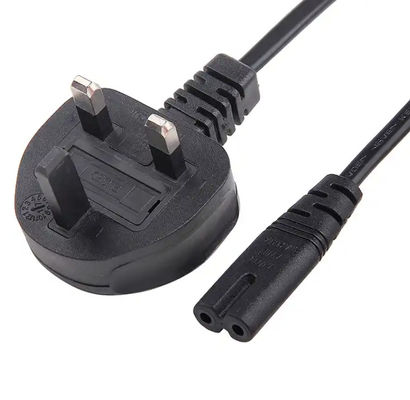 3A 5A 10A Vương quốc Anh dây điện, C7 BS1363 UK 2 pin cáp điện
