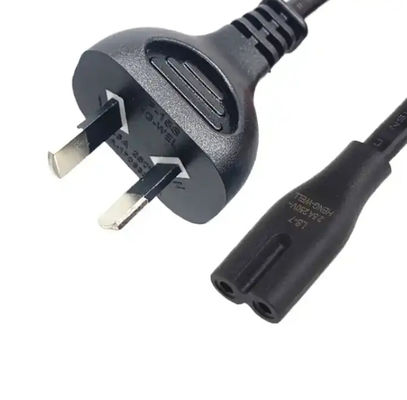 2 Pin Power Plug Úc dây điện dây mở rộng Úc cáp điện SAA