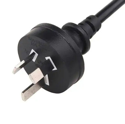3 Pin AU Standard Power Cord SAA Chứng nhận 250V 10A Australia Cable