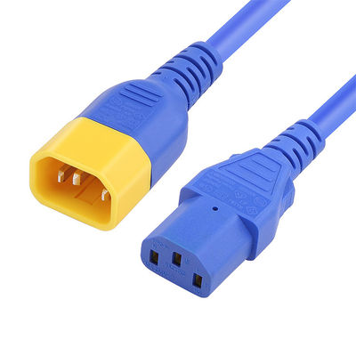 C13 C14 Cáp điện cho dây mở rộng máy tính UL VDE IEC 1,2m 1,5m 1,8m