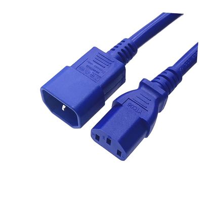 Điện IEC dây điện mở rộng C13 C14 nam và nữ 16A 250V cáp