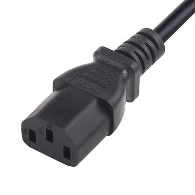 250V C13 Nam Phi dây điện 3 chân cắm mở rộng cho máy tính