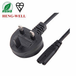 Điện gia hạn UK 2 pin cáp điện cắm 250V 1,8m cho máy tính xách tay