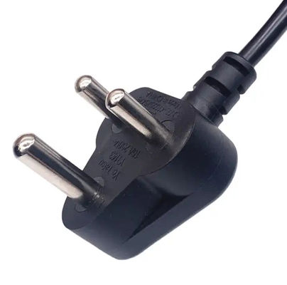 Ứng dụng gia dụng gia đình Ấn Độ Cáp điện 3 chân Cáp cho máy tính 1.2m 1.5m 1.8m 2m 3m