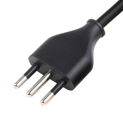 Đen Italy Cáp điện 3 chân cắm vào IEC 320 C5 cáp mở rộng cho máy tính