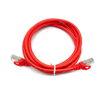 Không thấm nước Cat6A RJ45 cáp dây dán tùy chỉnh chiều dài áo khoác PVC cho kết nối mạng LAN và các ứng dụng