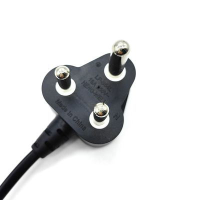 16A 250V 3Pin PVC Ấn Độ dây mở rộng điện 1M Độ dài OEM tùy chỉnh