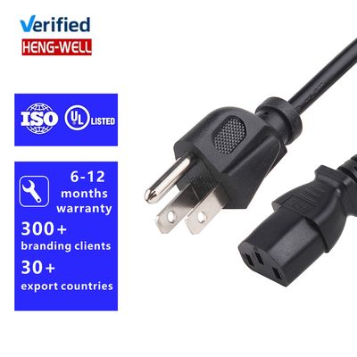 3 pin 15A 125V dây điện UL