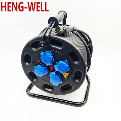 16A Chăm sóc rò rỉ Chuyển dây cáp cuộn có đường kính dây 3 1.50 2.50 Sqmm Capacity tối đa 100 mét Được thiết kế để xử lý cáp